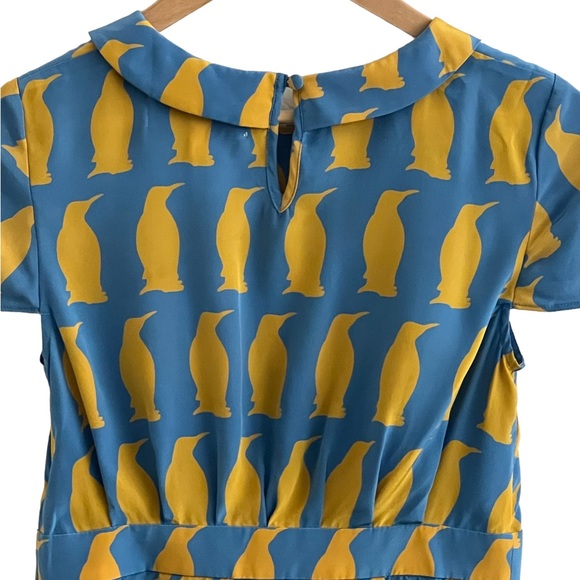 Anthropologie Charlotte.By Charlotte Taylor Penguin Peplum Blouse - Picture 3 of 6